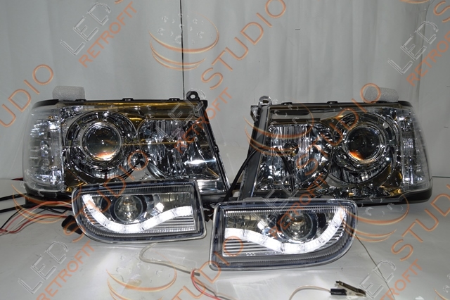 Биксеноновые фары Toyota Land Cruiser 100 98 -